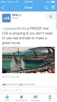 lopmon:  breaking news: jurassic world breaks film industry barriers by not using real dinosaurs