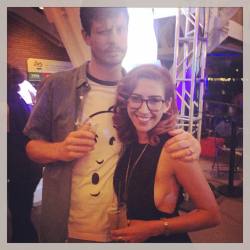 Trying to convince @ders808 to let me produce a Workaholics porno parody. #SDCC  (at Petco Park Events)