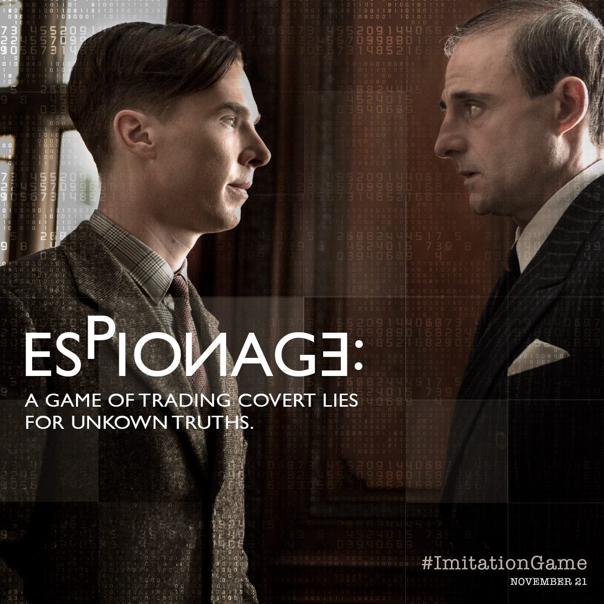  The Imitation Game @ImitationGame ·  Oct 14 To uncover the truth, ask the right