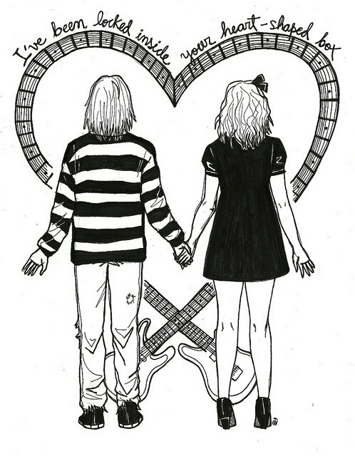 Kurt and Courtney (not sure who made this but if anyone knows…I’d love to know!)
