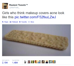 catchaglimpseofalleble:  panerasexual:  versacegravy:  GOD.  this is so mean? like..who cares?? maybe girls do it because it makes them feel better?? you’re gonna complain if we dont cover acne and you will if we do too ! just shut up no one caaaaares