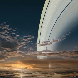 Saturn, which is 1.43 billon kilometers (889 million miles) from the Sun.