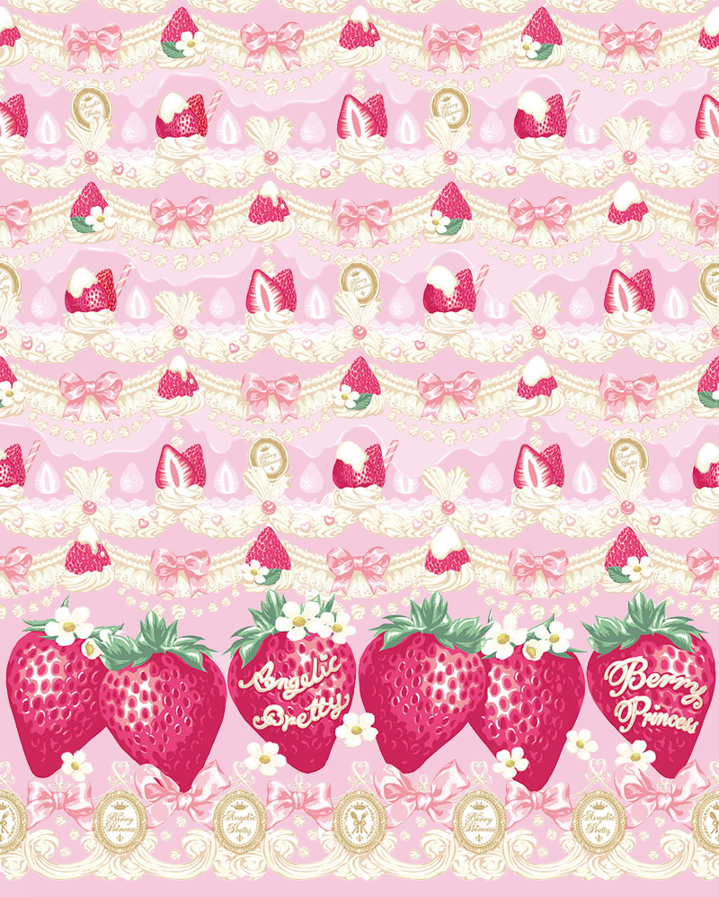 sucre-dolls:  Melty Berry Princess backgrounds by Angelic Pretty