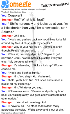 Talking to a stranger