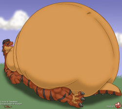 As usual, I can&rsquo;t resist the macro fatness, and this picture definitely has that! This is an image Borusa Ryalam commissioned from Teaselbone, and with his gracious permission, I&rsquo;m sharing the colored version of it here.The original line art