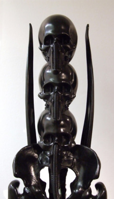 Blackpaint20:  Hr Giger’s Sculpture Displayed At The Hr Giger Exhibit In Valencia,