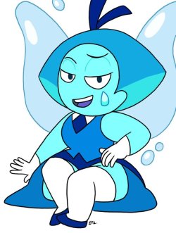 eyzmaster: Steven Universe - Aquamarine 05 by theEyZmaster  She’s a cheeky one~    @slbtumblng thicc~ ;9