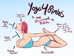 bimbocounsellor:  sbmorphical: By Sparrow. Yoga is most appropriate for a bimbo.  