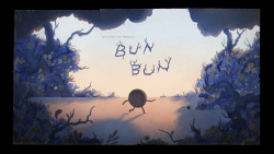 Bun Bun - title carddesigned by Michael DeForgepainted by Joy Angpremieres Thursday, May 5th at 7:45/6:45c on Cartoon Network