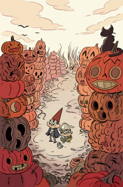 bobjinx:  I did a variant cover for the new series of Over the Garden Wall comics by Pat McHale and Jim Campbell (BOOM). Due out this fall. Look for them, they’re gonna be so great. 
