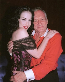 ditavonteese: Rest In Peace, dear Hef. I always considered my #playboy cover to be a defining moment in my career, and I’m so grateful to him for being present for so many of my early burlesque shows. I’ll never forget the night I came off stage and