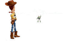 myholelife:  So, I saw a non-transparent version of this, and so I fixed it. Transparent Toy story Buzz hitting his head on your blog :P 