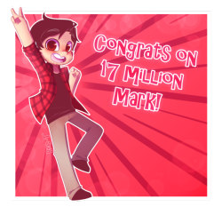 rect-boo:  Twitter || DeviantArt*COUGH COUGH* SO I MADE A THING I GUESS?A little something for markimoo because HOLY HECK, 17 million subs! I dunno if he’s gonna see this but CONGRATS, MAN