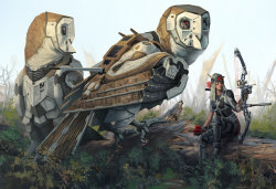 ianbrooks:  Animechs by Robert Chew The world would be cooler, if not better, place with large animal-like mechas in it. Robert put some insanely meticulous detail into these mobile combat companions, from Barn Owl Recon Units to Kingfisher Snipers, even