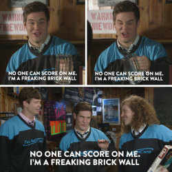 workaholics:Really?  Oh, you know what?  I might have another concussion.  Stacks on stacks, right?  Beer me.