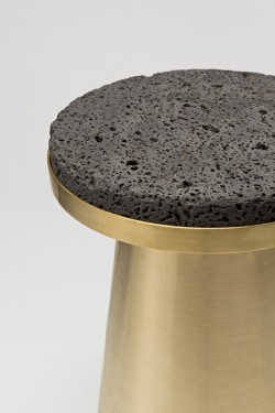  Basalt and brass make a great duo - Material Container stool by Jeonghwa Seo.  (via the absolute DESIGN blog…) 