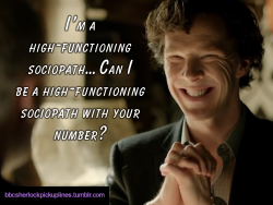 The best of The Sign of Three, from BBC Sherlock pick-up lines.