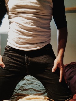 big-heartedmoose:  I was already on my bed, but now my pants are off. What next? 