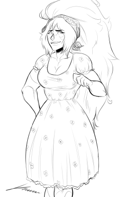 Literally none asked for the sequel of this lolokay, I lied, few ppl mentioned smth in the tags that they’d like Jasper to wear that dress