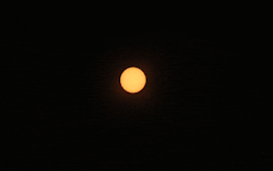 scrapyardsaint:Solar eclipse. March 20th 2015 as seen from Leicester, UKNow as a .gif,  because this is Tumblr