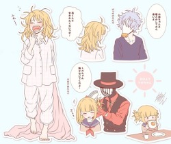toga-himiko-fan69: Stuff like this makes me wish I could read Japanese… Source: https://www.pixiv.net/member.php?id=10582225  toga is so adorbs &lt;3 &lt;3 &lt;3