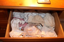 A look at my wife’s bras in her dresser