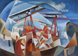 Tullio Crali (Igalo 1910 - Milano 2000), Bombardamento aereo (aerial bombing), 1932