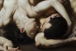 Roberto Ferri: “L’amore, La Morte, e Il Sogno (Love, Death, and the Dream)”, Detail. Oil on Canvas, 2017