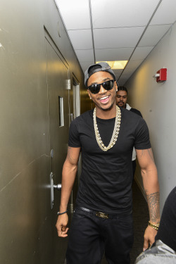 allthingstreysongz:  Trey backstage @ 106 &amp; Party New Year’s Eve Party  