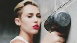monicageller:  Miley Cyrus in Wrecking Ball [x] 