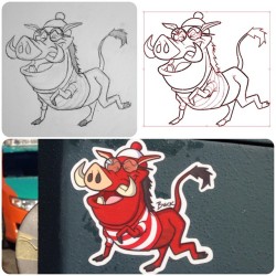 Progression of &lsquo;Where&rsquo;s Pumbaa?&rsquo; - now he&rsquo;s out in the jungle! 