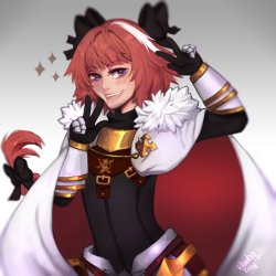 klimtiq: Astolfo comission! he’s too cute, hope I was able to capture a bit of that ;o;…..hope you like it! thank you so much for your support &lt;3 comissions are open c: 