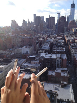 fawnah:  sca-rs:  sca-rs:  my view micki and i chilling ;)   My view ;) smoking with my homie mickiiii  wow ;) so ;) badass ;) 