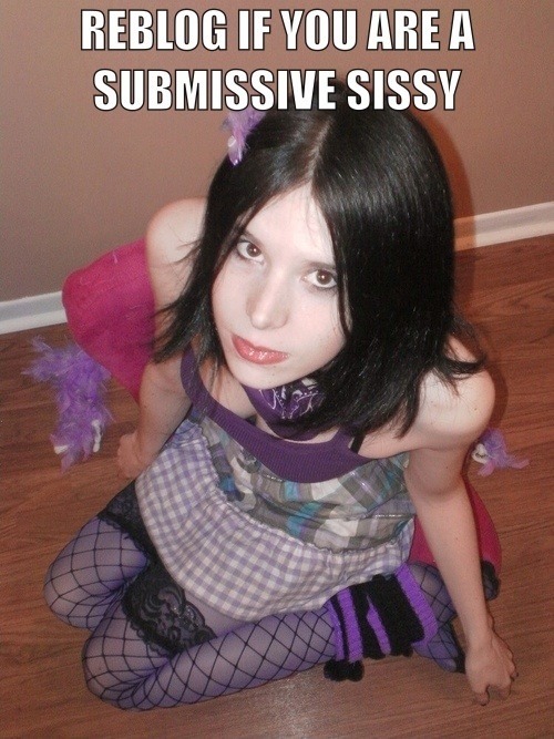 shemalehypnosis:  Submissive Sissy Here of porn pictures