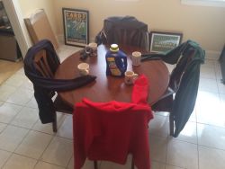 scheherazadesdiary:  laughterkey:  tehawesome:  &ldquo;How do you like living alone, Henry?&rdquo; I ask myself. &ldquo;I’ve got a better question,&rdquo; I reply. &ldquo;What if all my hoodies sat at the dining room table like they were friends?&rdquo;