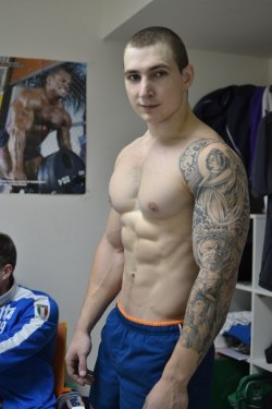 theruskies:  Tattooed Russian teen dominant I Get A Kick Out Of Russian Guys 