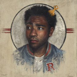 sinuousmag:  &ldquo;American Royalty&rdquo; by Sam Spratt commissioned by Childish Gambino Sam Spratt’s commissioned illustrations for actor/rapper Donald Glover aka Childish Gambino. &ldquo;What began as cover art for his mixtape ‘Royalty’ evolved