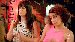 “You Girls Are So Pretty. You Should Smile.”Broad City - St. Marks