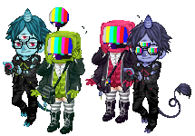tzysk:  Some of my recent pixel items for Gaia Gaia Online