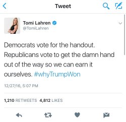 thefourtwentytimes:  thetrippytrip: Tomi Lahren deleting all her old liberal tweets before she loses her conservative icon status.  I think she has Donald Trump disease that one where you can’t remember shit that you said 5 minutes before