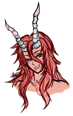 notatrox:  a portrait sketch of @sinccubi *thank you for that old art ;3 i love it so much!!!   OH THIS IS SO NICE OF YOU!! ITS THE FIRST TIME I GET FANART!! &gt;w&lt;)/Thankies a millions! I love it!..which old art are we talking about?? owò