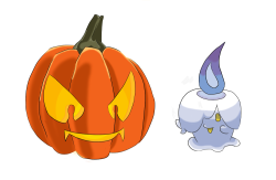 ninjadoodles:  A poke doodle not related to that challenge.  Doodled it awhile back.  Couldn’t decide what to draw that night and used a random number generator to pick a pokemon.  Got litwick and thought a gastly jackolantern would be appropriate.