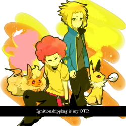 pokemonshippingconfessions:  ★  Mine changes like every month, but it&rsquo;s my OTP right now!