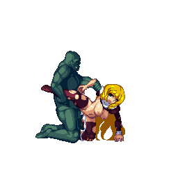 Busty blonde oppai adventurer being raped by a trollâ€™s monster cock.
