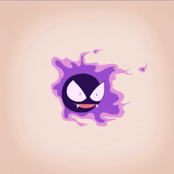 alternative-pokemon-art:  bananimator:  Decided to start making some pokemon gifs! :D The ghastly evolution line is one of my favorites!  Someone asked me for a Pokemon GIF. Here you go.