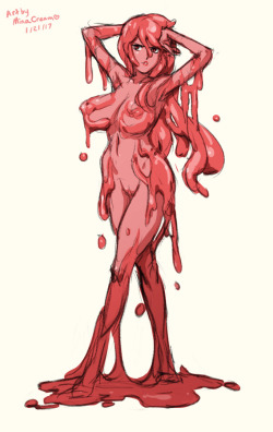 Making some monster girls. &lt;3 Here’s slime~Commission meSupport me on Patreon