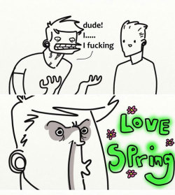 stick-em-with-the-pointy-end:quatral:askahomestuckfanatic:  I FOUND IT AGAIN YES  i was scrolling and i nearly had a subliminal heart attack when i saw it.  It’s not spring. That doesn’t mean this isn’t still one of my favorite cartoons of ever.