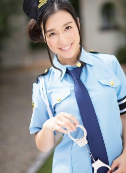 labellechamber:  Bad cop ? or good cop ? I wanna arrested by her 💘💘💘💘💘Iori Kogawa