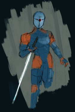 mgs-lileiv: “You’re that Ninja…” tryin to get better at drawing machinery/cyborg things  Just like from one of my animes