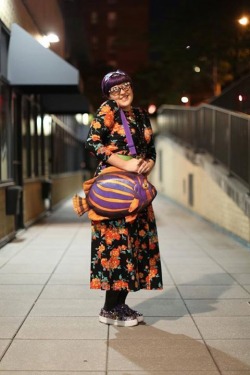 humansofnewyork:  &ldquo;I don’t need a caption.&rdquo;  NO SHE CERTAINLY DON&rsquo;T Wow, what a stylin&rsquo; cutie.
